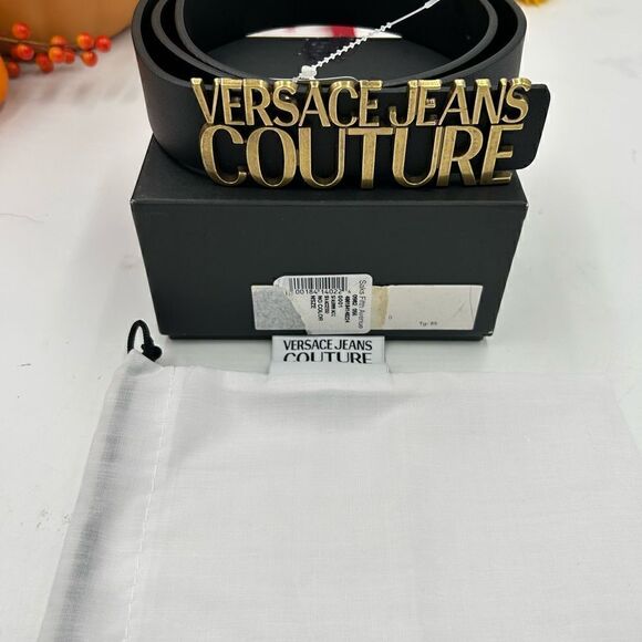 Women’s Versace jeans couture belt size 85 cm made in Italy - Picture 2 of 9